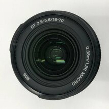 SONY ソニー α200 DSLR-A200 ＋DT3.5-5.6/18-70 0.38ｍ/1.3ft MACRO 通電未確認【CDAA4016】_画像7