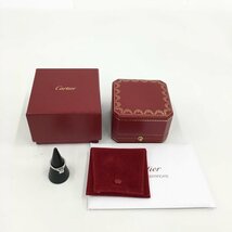 Cartier カルティエ Pt950 D0.46CT 1P ダイヤ付き リング 46 SCM865 6号 3.6g 証明書・箱付き【CDAA9009】_画像2