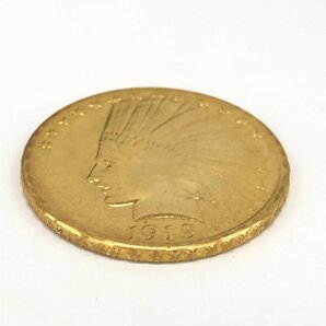 K21.6 アメリカ インディアンヘッド 金貨 総重量15.8ｇ【CCAI6065】の画像3