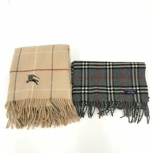 BURBERRY バーバリー 服飾小物 6点 おまとめ マフラー/ポーチ/折りたたみ傘/カードケース/シガレットケース【CDAD5001】の画像4