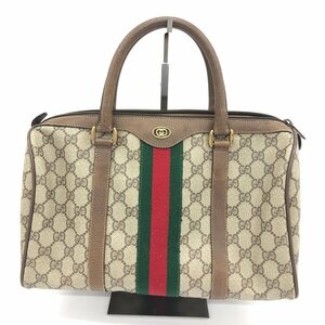 GUCCI　グッチ　GGスプリーム　シェリー　ハンドバッグ　39.02.007【CDAD7002】