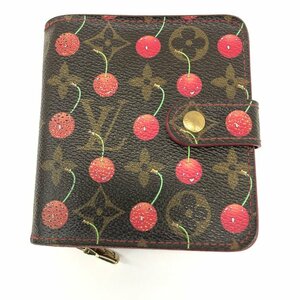 Louis Vuitton ルイヴィトン 財布 モノグラム・チェリー コンパクト ジップ M95005/CA0045【CDAE7013】