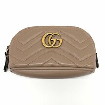 GUCCI　グッチ　GGマーモント　キーポーチ　625691.1147【CDAE6038】_画像1