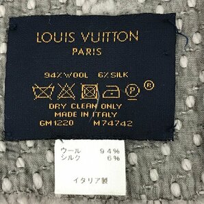 LOUVUITTON ルイ・ヴィトン エシャルプ・ロゴマニア マフラー M74742/GM1220【CCBE5021】の画像5