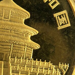 K24 金貨幣 中国 パンダ金貨 重量3.1g【CDAC7031】の画像5