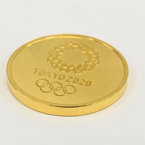 K24 純金メダル 999.9刻印 TOKYO 2020 重量20.0g【CDAC7015】の画像5
