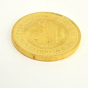 K24IG オーストラリア ナゲット金貨 1/2oz 1987 総重量15.5g【CDAH7082】の画像7