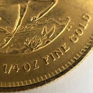 K22 南アフリカ共和国 クルーガーランド金貨 1/4oz 1982 総重量8.4g【CDAH7095】の画像4