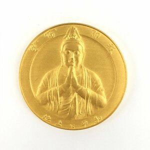 K24　純金メダル　沖縄日本復帰記念　1000刻印　総重量35.0g【CDAH6048】