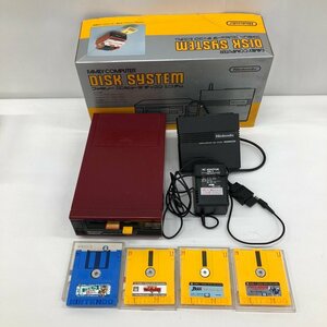 NINTENDO ニンテンドー ファミリーコンピュータ ディスクシステム 本体 HVC-022 / ソフト おまとめセット 未初期化ジャンク品【CDAI9008】