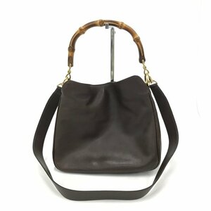 GUCCI グッチ バンブー ショルダーバッグ 001・0166・1638【CDAI2027】