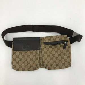 GUCCI グッチ キャンバス ボディーバッグ 28566 2128 【CDAH2010】