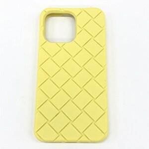 BOTTEGA VENETA ボッテガヴェネタ iPhone14 Pro Max ケース カバー イエロー【CDAJ6052】