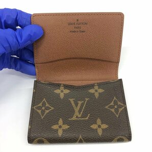 LOUIS VUITTON ルイヴィトン モノグラム アンヴェロップ・カルト ドゥ ヴィジット M62920/CA2017 カードケース・名刺入れ【CDAK6023】の画像5