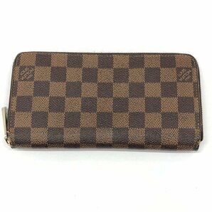 LOUIS VUITTON ルイヴィトン ダミエ ジッピー・ウォレット N60015/CA4115 長財布【CDAK6037】の画像1