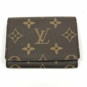 LOUIS VUITTON ルイヴィトン モノグラム アンヴェロップ・カルト ドゥ ヴィジット M62920/CA2017 カードケース・名刺入れ【CDAK6023】の画像1