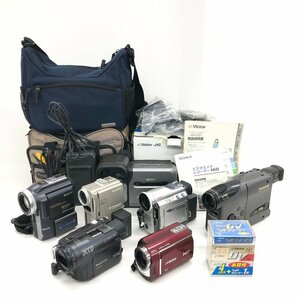 ビデオカメラ おまとめセット SONY DCR-PC1 / SONY CCD-RV100 / Panasonic NV-GS200 / JVC GZ-MG330 他【CDAK1017】