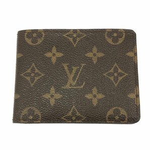 LOUIS VUITTON ルイヴィトン モノグラム ポルトフォイユ・ミュルティプル M60895/RA0071 二つ折り財布【CDAK6043】の画像1