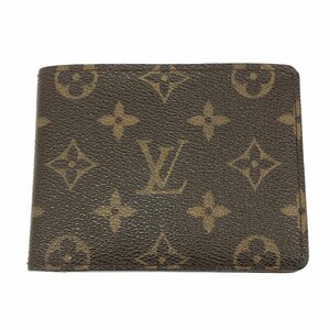 LOUIS VUITTON ルイヴィトン モノグラム ポルトフォイユ・ミュルティプル M60895/RA0071 二つ折り財布【CDAK6043】