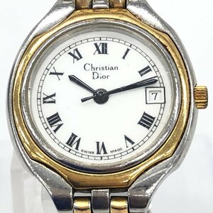 Christian Dior クリスチャン ディオール 腕時計 SS/GP 3001 クオーツ 箱付き【CDAM6011】