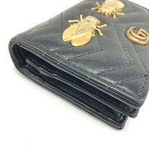 GUCCI　グッチ　ビー　レザー　二つ折り財布【CDAM7069】_画像3