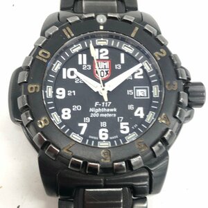 LUMINOX ルミノックス 腕時計 ナイトホーク 6400-200 SS クォーツ【CDAM6021】