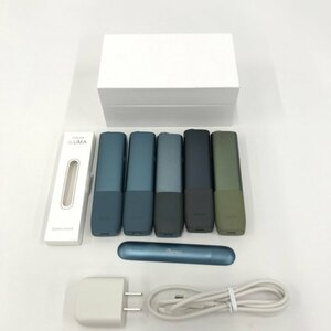 IQOS ILUMA ONE アイコス イルマ ワン アズールブルー モスグリーン ペブルグレー 5点まとめ 付属品付き【CDAL5005】