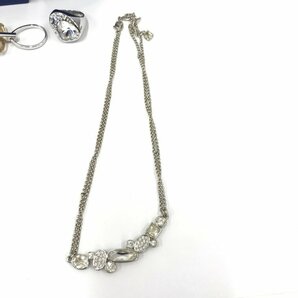 SWAROVSKI スワロフスキー ネックレス・バングル・ピアス・リング・ブローチおまとめ ケース付き【CDAL5018】の画像5