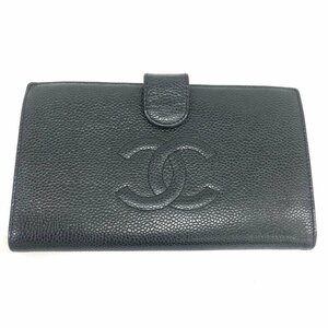 CHANEL シャネル キャビアスキン 財布【CDAN7025】