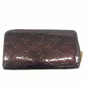 LOUIS VUITTON ヴィトン ヴェルニ ジッピーウォレット M93522 BA039 長財布【CDAM7033】の画像1