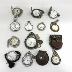 SEIKO WALTHAM BOSTON CLUB ほか 懐中時計 12点まとめ【CDAN1013】の画像1