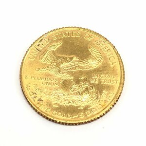 K22　アメリカ　イーグル金貨　1/10oz　1995　総重量3.1g【CDAI7093】