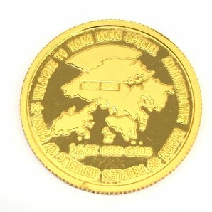 K24 香港 1/10oz 金貨 1997 総重量3.1g【CDAI7008】の画像1