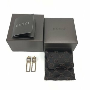 GUCCI グッチ Gロゴピアス SV925 8.6g 箱、保存袋付き【CDAO9042】の画像2