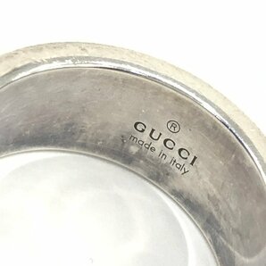 GUCCI グッチ ロゴリング 925 重量7.8g【CDAO7085】の画像3