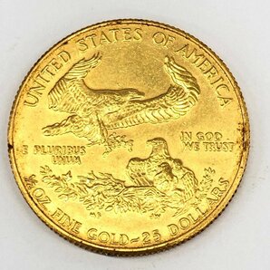 K22 アメリカ リバティ イーグル金貨 1/2oz 総重量16.9ｇ【CDAM0002】の画像2