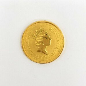 K24IG オーストラリア ナゲット カンガルー金貨 1/10oz 総重量3.1ｇ【CDAL6029】の画像2