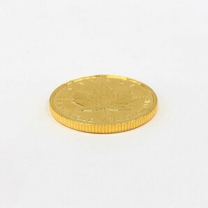 K24IG カナダ メイプルリーフ金貨 1/4oz 総重量7.7ｇ【CDAL6027】の画像3