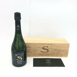 Salon Salon 2012 Шампанское 750 мл 12 % с деревянной коробкой без необходимости за иностранными лицами [CDAM9032]
