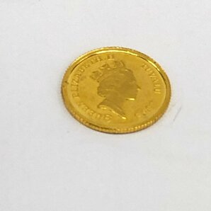 K24 ツバル ホース金貨 1/25oz 3ドル 1998 総重量1.2g【CDAL7043】の画像6