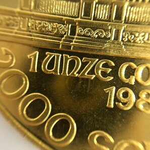 K24IG オーストリア ウィーン金貨 ハーモニー 1oz 総重量31.1ｇ【CDAL6018】の画像4