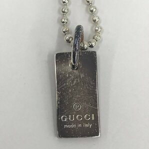 GUCCI グッチ Ag925 プレート チェーン ブレスレット 総重量7.7g 箱付き【CDAP2073】の画像3