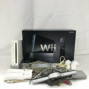 Nintendo 任天堂 Wii 本体 RVL-001 ホワイト・ブラック/周辺機器 おまとめ【CDAQ8019】の画像1