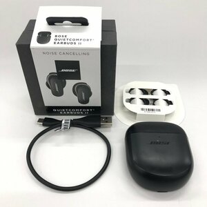 BOSE ボーズ　ワイヤレスノイズキャンセリングイヤホン　QUIETCOMFORT EARBUDS Ⅱ　435911　ブラック　箱入り【CDAQ8034】