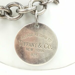 Tiffany&Co. ティファニー SV925 リターントゥ ブレスレット 総重量36.0g【CDAR4002】の画像3