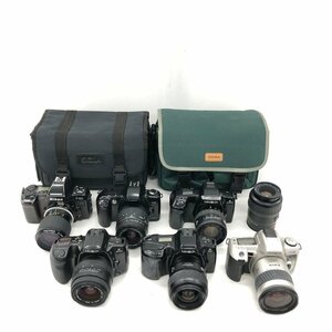 Nikon ニコン/MINOLTA ミノルタ/CANON キャノン フィルムカメラ・レンズ おまとめ ケース付き 7点【CDAR1024】