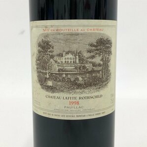 Chateau Lafite Rothschild シャトー・ラフィット・ロートシルト 1998 ワイン 750ml 13％ 未開栓 外国酒【CDAR3005】の画像2