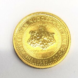 K24IG オーストラリア ナゲット金貨 1/10oz 総重量3.1ｇ【CDAT7016】の画像1