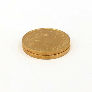 K22 南アフリカ クルーガーランド金貨 1/4oz 2点 おまとめ 総重量17.0ｇ【CDAS6043】の画像5