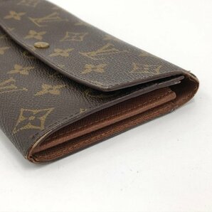 LOUIS VUITTON ルイヴィトン 長財布 モノグラム ポルトモネ クレディ M61725/TH0010【CDAS3046】の画像4